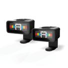 Afinador Cromático DAddario Micro Headstock Tuner Twin Pack Preto Com 2 Peças PW-CT-12TP