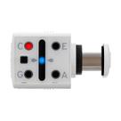 Afinador para ukulele korg minipitch compacto white
