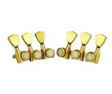 Afinadores de bloqueio de guitarra Eddaray 1:18 Gear Ratio Gold (6 unidades)