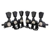 Afinadores de travamento de guitarra Guyker 6 unidades 1:21 LP SG TL Electric Black