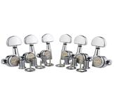 Afinadores de travamento de guitarra Guyker, 6 unidades 1:21 para LP SG Style Chrome