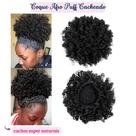 Afro Puff Orgânico 120G Preto Cacheado Weng