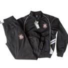 Agasalho Conjunto Feminino Jaqueta Calça Corinthians Trilobal