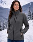 Agasalho Fleece Feminino Térmico Light Trekking Cinza