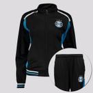Agasalho Grêmio Trilobal Tricolor Feminino Preto