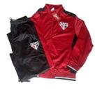 Agasalho Jaqueta Calça Trilobal Masculino São Paulo Vermelho