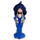 Agatha (feiticeira do Amor) Bruxinha de Resina Azul Loira - Decore Casa