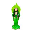 Agatha Feiticeira do Amor Bruxinha Resina Verde Limao Morena - Decore Casa