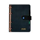 Agenda 2026 Argolada Rose Gold Poa Divisorias Azul Agenda 2026 Argolada Rose Gold Poa Divisorias Azul