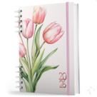 Agenda 2026 Capa Dura Planejamento Semanal Completo Tulipa