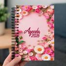 Agenda 2026 Coleção Floral 1 Dia Por Página Borboletas