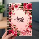 Agenda 2026 Coleção Floral 1 Dia Por Página Borboletas