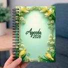 Agenda 2026 Coleção Floral 1 Dia Por Página Borboletas