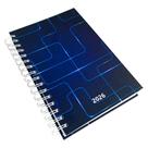 Agenda 2026 Espiral Anual Diária Pulse Azul Executiva 168Fls