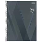 Agenda 2027 Spot espiral M9 grande capa dura Tilibra Cor:Cinza