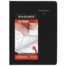 Agenda AT-A-GLANCE 2026 semanal 20x28 cm preta