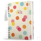 Agenda Coleção Happy Com Capa Dura Círculos Colors