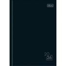 Agenda Costurada Diária 14,5 x 20,5 cm Spice Preta 2026
