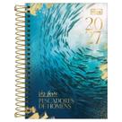 Agenda Devocional 2027 M6 Louvor 208 folhas Tilibra Cor:Azul