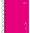 Agenda Diária Espiral Pepper Rosa M4 2025 - Tilibra