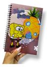 Agenda Escolar Bob Esponja Lula Molusco Patrick Papelaria Agenda Escolar Bob Esponja Lula Molusco Patrick Papelaria