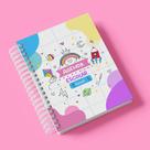 Agenda Escolar Personalizada 2024 com Capa Dura e 198 Folhas