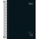 Agenda Espiral Diária 11 x 15,4 cm Spice Preta 2026