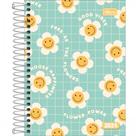 Agenda espiral diária 11,7 x 16,4 cm d+ feminina 2024