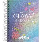 Agenda Espiral Diária 11,7 x 16,4 cm Glow 2026 - More Glow Less Drama