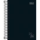 Agenda Espiral Diária 129 x 187 cm Spice Preta 2026