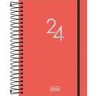 Agenda espiral diária 14 x 20 cm neon 2024