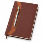 Agenda Executiva 2027 Planner Diário Anual Capa Dura Couro Com Suporte Porta Caneta - Preto Agenda Executiva 2027 Planner Diário Anual Capa Dura Couro Com Suporte Porta Caneta - Preto