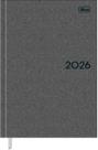 Agenda Executiva Costurada Diária 13,4 x 19,2 cm Milano Chumbo 2026 6514 Agenda Executiva Costurada Diária 13,4 x 19,2 cm Milano Chumbo 2026 6514