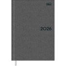 Agenda Executiva Costurada Diária 13,4 x 19,2 cm Milano Chumbo 2026 Agenda Executiva Costurada Diária 13,4 x 19,2 cm Milano Chumbo 2026
