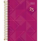 Agenda Executiva Espiral Diária 129 x 187 cm Spot Feminina 2025 - Rosa