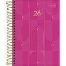 Agenda Executiva Espiral Diária 129 x 187 cm Spot Feminina 2026 - Rosa