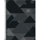 Agenda Executiva Espiral Diária 20 x 27,5 cm Spot 2026 - Preta e Azul