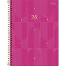 Agenda Executiva Espiral Diária 20 x 27,5 cm Spot Feminina 2026 - Rosa - Sortido