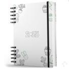 Agenda Organização Anual Capa Dura Coleção Minimalist Cactos