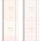 Agenda Planner 2024 Soho CD Espiral 80 Folhas Pacote com 04 Unidades