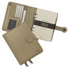 Agenda Planner Couro 2026 126-R Personalizada Raffai Couros
