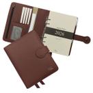 Agenda Planner Couro 2026 126-R Raffai Couros