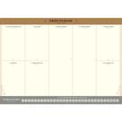 AGENDA/PLANNER Permanente KRAFT GOLD Bloco Planner 52FLS - Kamero