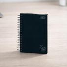 Agenda Preta Spice 2026 14x20 Cm Tilibra Costurada 160 Fls
