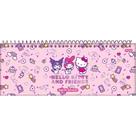 Agenda Semanal Hello Kitty Espiral 352 Páginas -