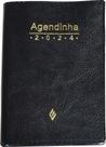 Agenda simples 2024 - preta
