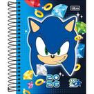 Agenda Sonic 2026 Tilibra Espiral Diária Escolar Original 176 Páginas Adesivos