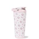 Agitador de aço inoxidável isolado HydroJug 700mL Wildrose