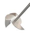 Agitador DeltaS com 115mm, haste de 350mm, em aço inox 304L