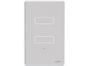 Agl interruptor inteligente touch wifi 2 teclas cinza
